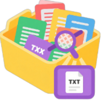 TXT文件去重与合并工具图标