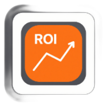 ROI投资回报率计算器工具图标
