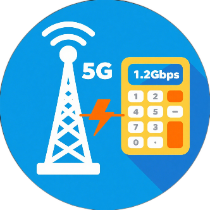 5G NR吞吐量计算器工具图标