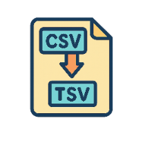 CSV转TSV转换器