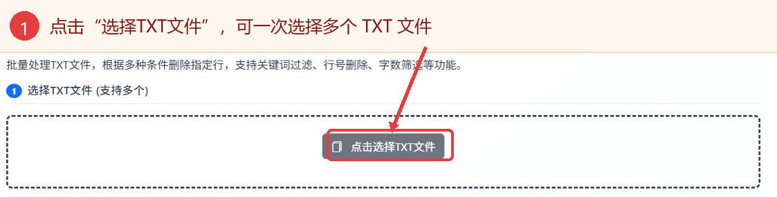 TXT批量删除指定行工具教程